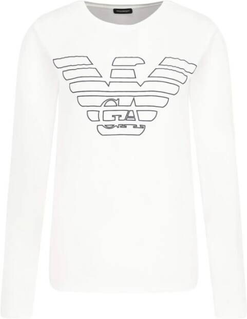 Emporio Armani Long Sleeve Tops Wit Dames