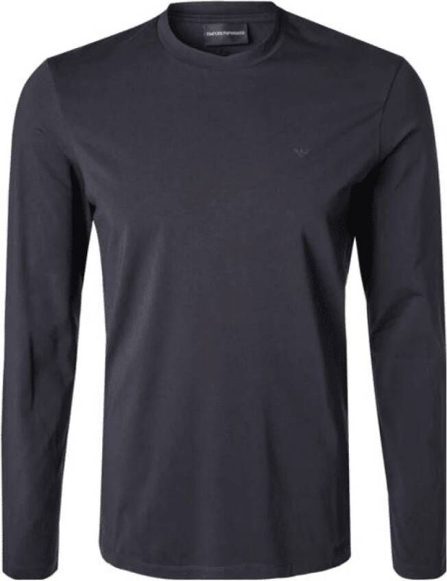 Emporio Armani Long Sleeve Tops Zwart Heren