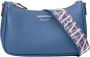 Emporio Armani Stijlvolle Denimblauwe Mini Tas met Hertenprint en Verstelbare en Afneembare Schouderband Blue Dames - Thumbnail 2