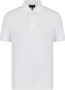 Emporio Armani Polo T-shirt met Lyocell en Katoen White Heren - Thumbnail 1