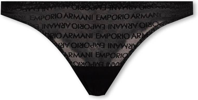 Emporio Armani Onderbroeken met logo Zwart Dames