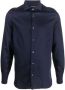 Emporio Armani Navyblauw Regular Fit Overhemd met All Over Adelaar Logo Blue Heren - Thumbnail 1