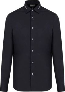 Emporio Armani Overhemd Zwart Heren