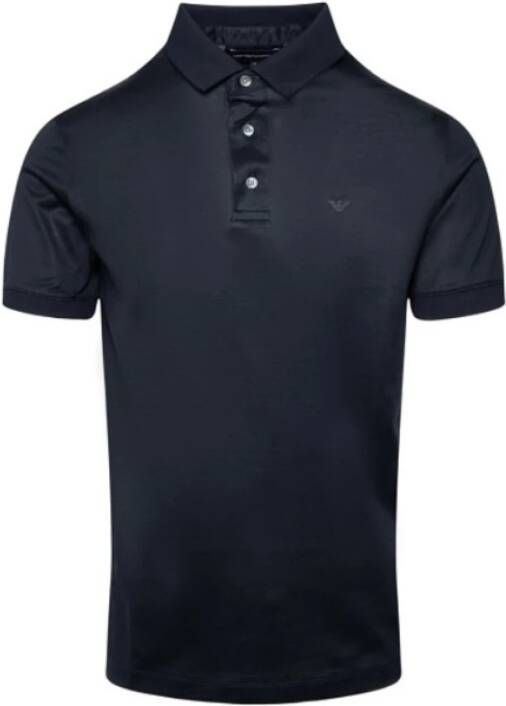 Emporio Armani T-shirts and Polos Blue Blauw Heren