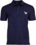 Emporio Armani Klassieke Polo Shirt met Logo Borduursel Blue Heren - Thumbnail 1