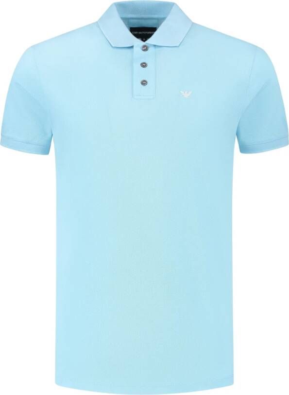 Emporio Armani Blauwe Polo Shirt 8n1fq21jtKZ0781 Blue Heren