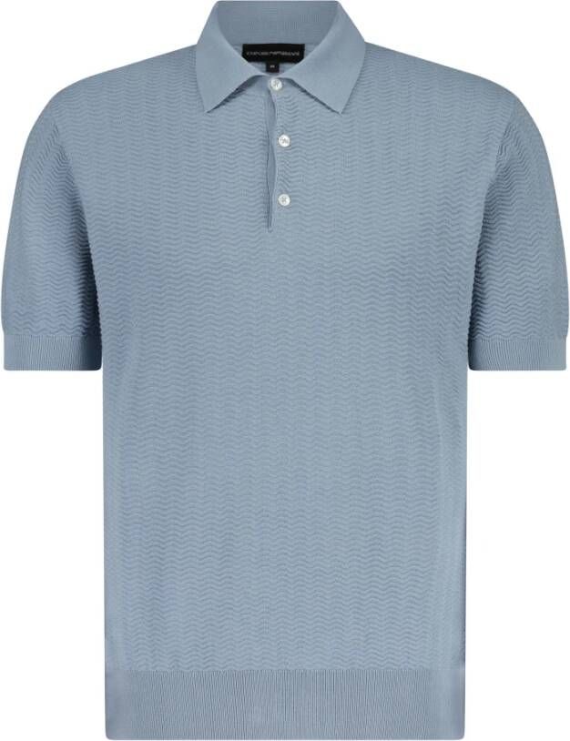 Emporio Armani Polo Shirt Blauw Heren