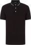 Emporio Armani Eagle Jacquard Polo Shirt Black Heren - Thumbnail 1