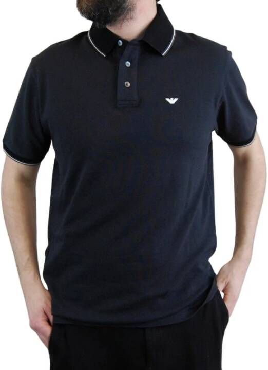 Emporio Armani Polo Shirt Zwart Heren