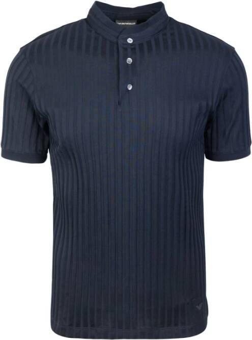 Emporio Armani Polo Shirts Blauw Heren