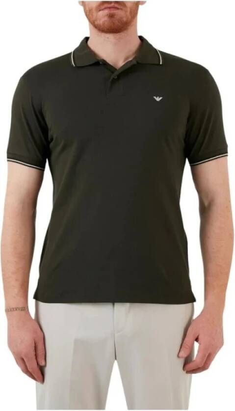 Emporio Armani Polo Shirts Groen Heren