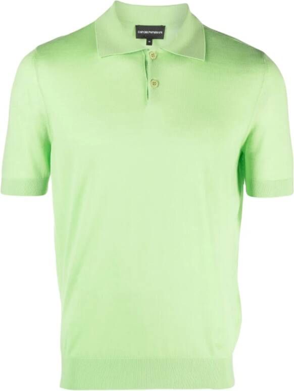 Emporio Armani Polo Shirts Groen Heren