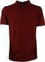 Emporio Armani Polo T-shirt met katoen en elastan Red Heren - Thumbnail 1
