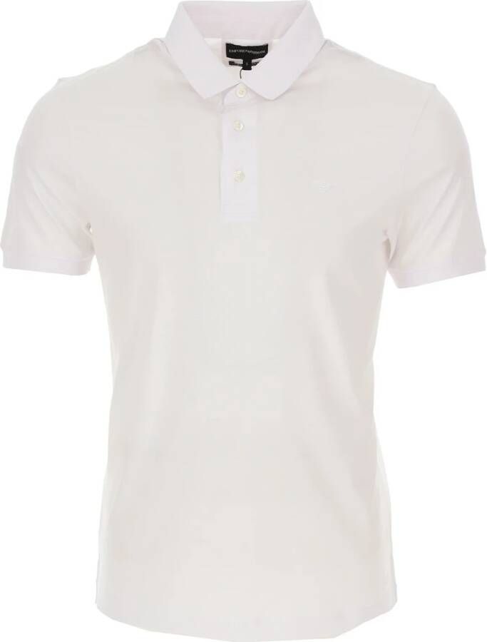 Emporio Armani Witte T-shirts en Polos Collectie White Heren