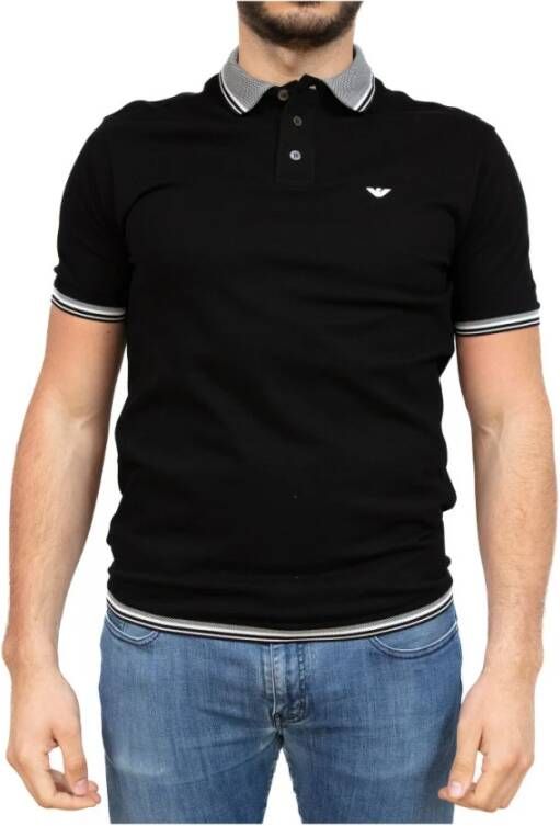 Emporio Armani Polo Shirts Zwart Heren