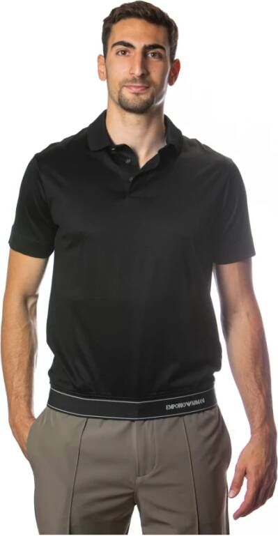 Emporio Armani Polo Shirts Zwart Heren