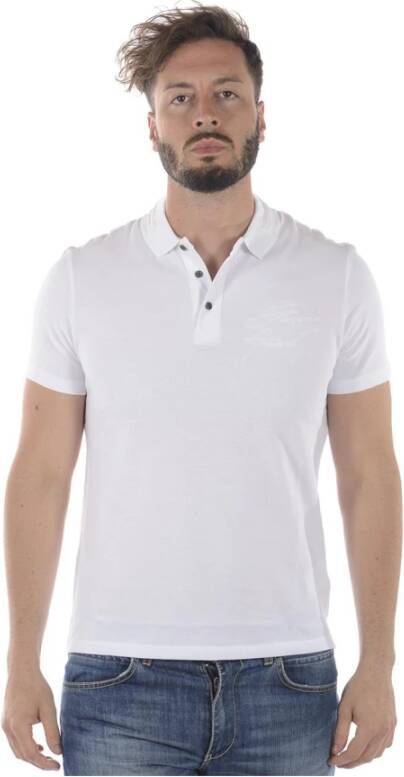 Emporio Armani Klassieke Polo Shirts voor Mannen White Heren