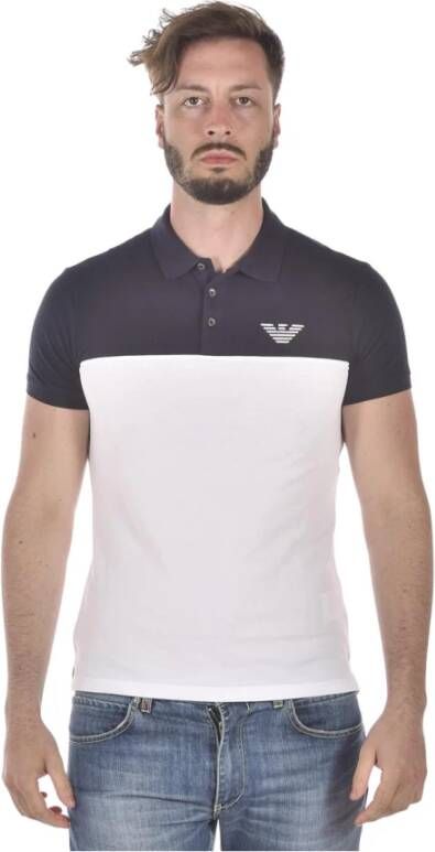 Emporio Armani Polo Shirts Blue Heren