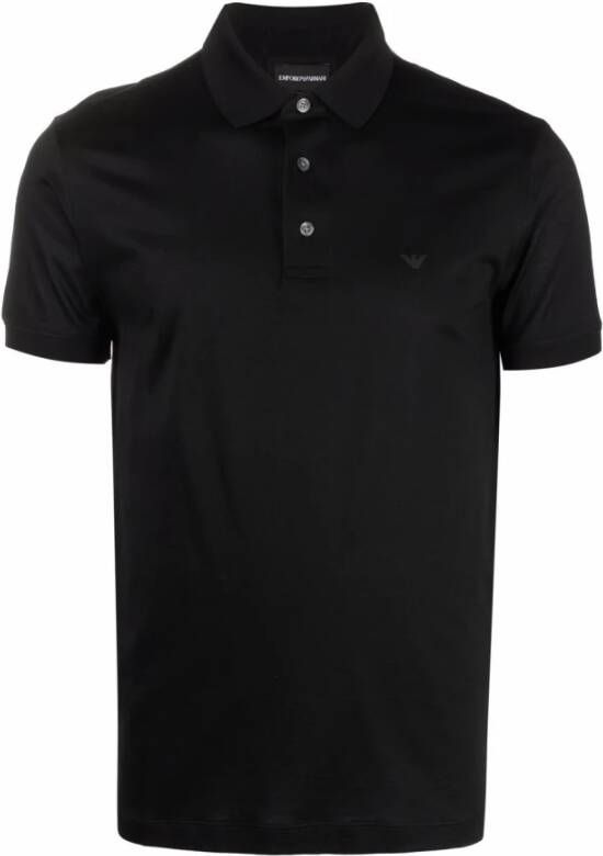 Emporio Armani Veelzijdig Nera Polo Shirt voor Heren Black Heren
