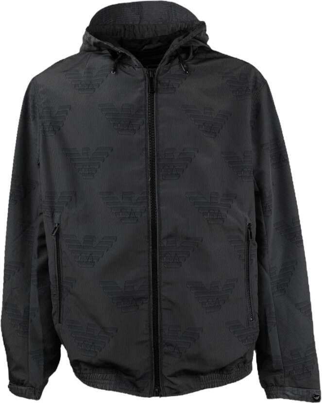 Emporio Armani Polyester Jas 3L1Bb4 1Ndhz F637 Grijs Heren