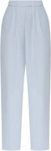 Emporio Armani Relaxed-fitting trousers Blauw Dames