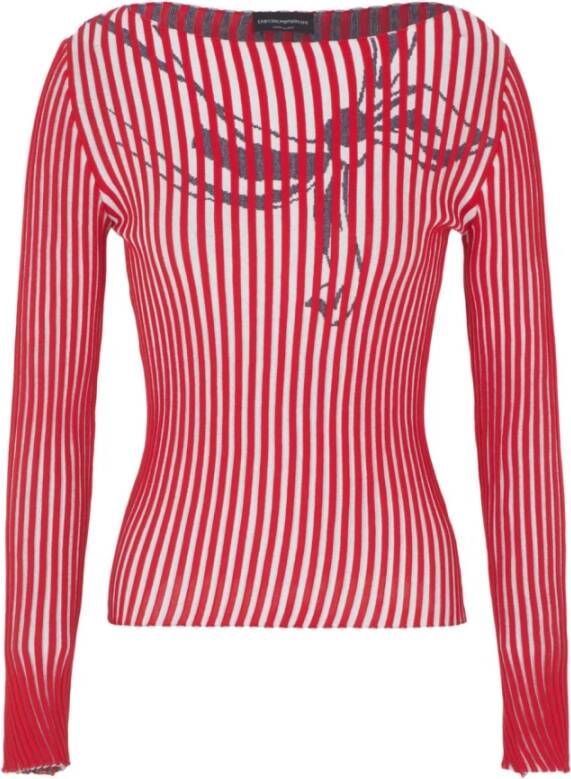 Emporio Armani Round-neck Knitwear Rood Dames