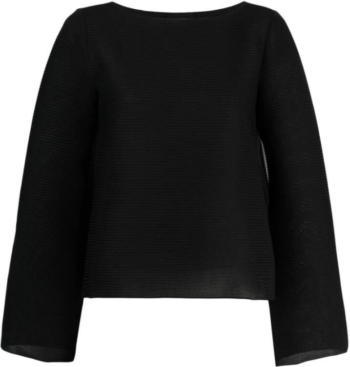 Emporio Armani Round-neck Knitwear Zwart Dames
