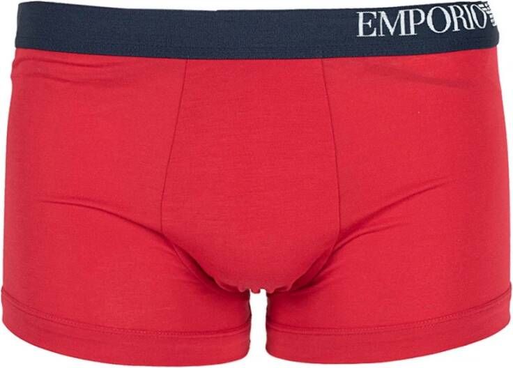 Emporio Armani Set van drie boxershorts van hoge kwaliteit Rood Heren