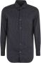 Emporio Armani Regular Fit Blauw Adelaarprint Overhemd Blue Heren - Thumbnail 1