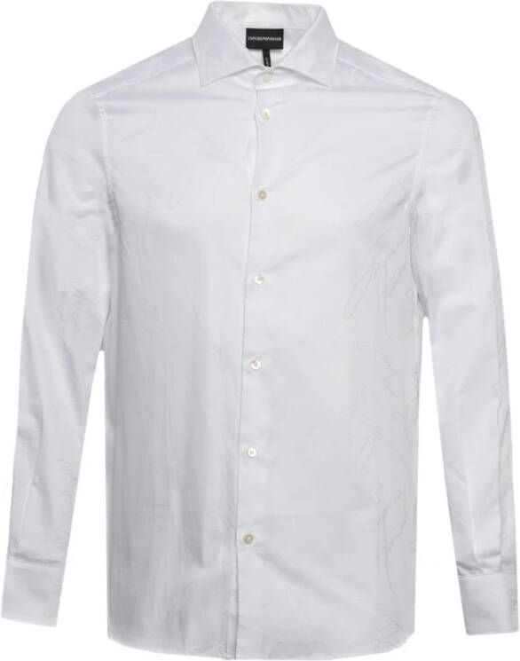 Emporio Armani Shirts Wit Heren