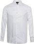 Emporio Armani Witte Katoenen Overhemd met Logo Lettering Overal White Heren - Thumbnail 3