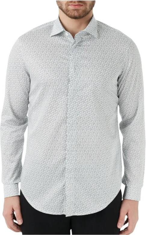Emporio Armani Shirts Wit Heren