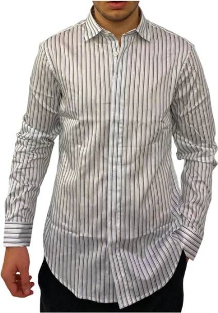 Emporio Armani Shirts Wit Heren