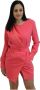Emporio Armani Short Dresses Rood Dames - Thumbnail 1