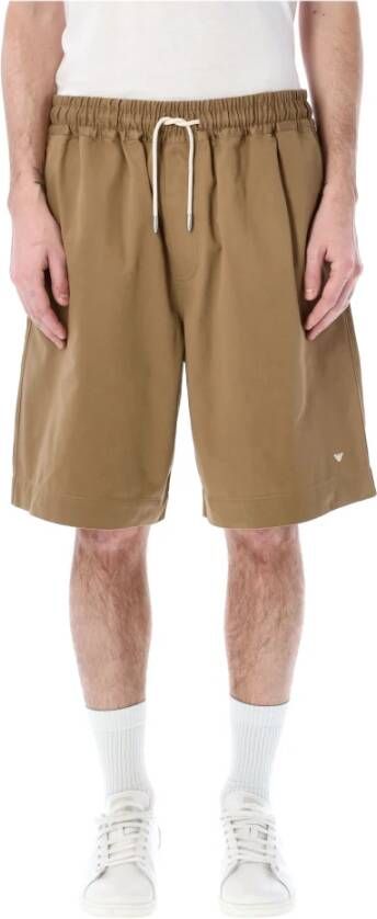 Emporio Armani Shorts Beige Heren