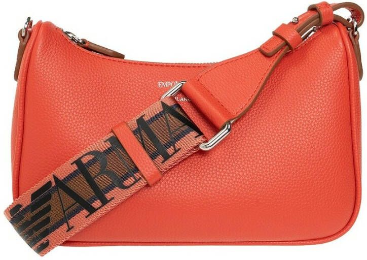 Emporio Armani Shoulder bag with logo Oranje Dames