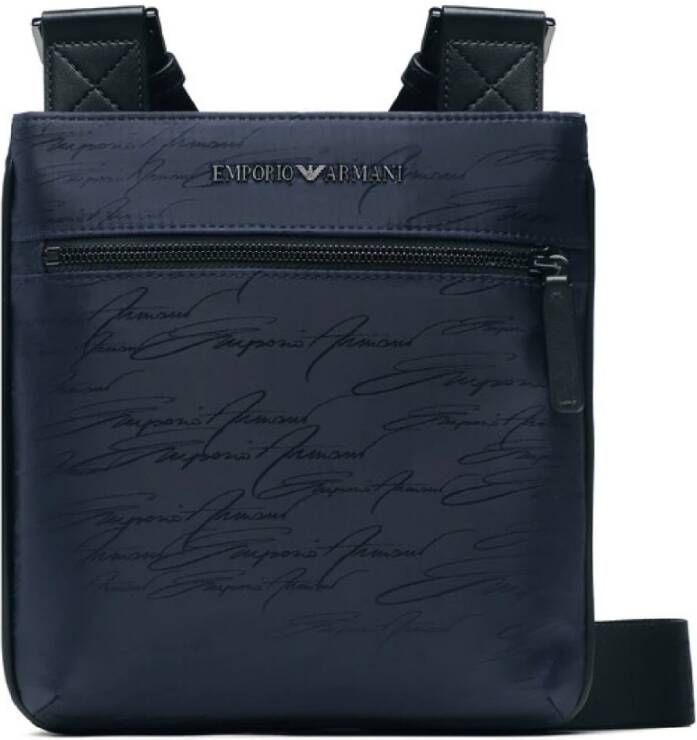 Emporio Armani Shoulder Bags Blauw Heren