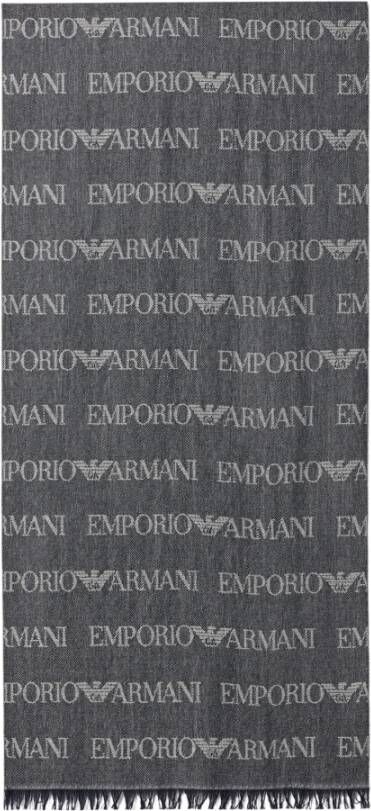Emporio Armani Sjaal Miinto-0623EF71BD04C32B3223 Grijs Heren