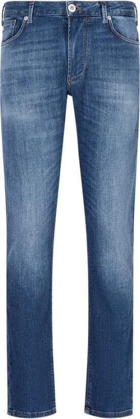 Emporio Armani Moderne Fit Skinny Jeans Blue Heren