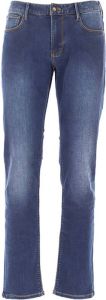Emporio Armani Skinny Jeans Blauw Heren