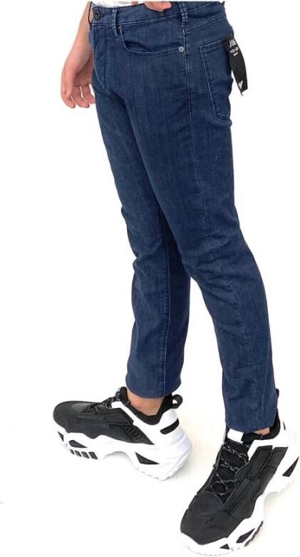 Emporio Armani Skinny jeans Blauw Heren