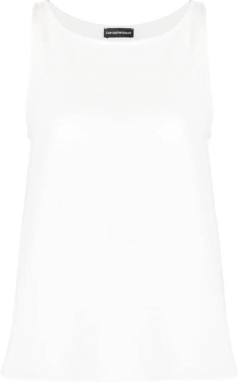 Emporio Armani Sleeveless Tops Wit Dames