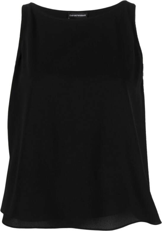 Emporio Armani Sleeveless Tops Zwart Dames