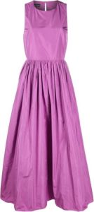 Emporio Armani Sleveless Taffetas Longuette Dress Roze Dames