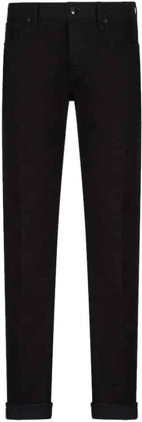 Emporio Armani Slim-fit broek Zwart Heren