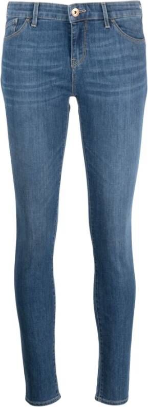 Emporio Armani Slim-fit Jeans Blauw Dames