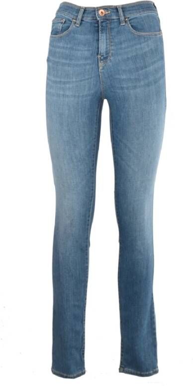 Emporio Armani Klassieke Blauwe Skinny Jeans Blue Dames