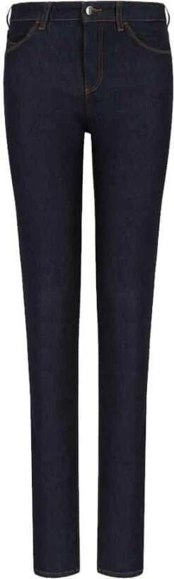 Emporio Armani Slim-fit jeans Blauw Dames