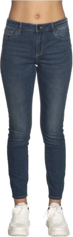 Emporio Armani Slim-fit Jeans Blauw Dames