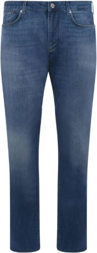 Emporio Armani Slim-fit Jeans Blauw Heren